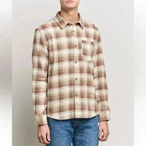 NWT A.P.C. Trek Cotton-Blend Flannel Overshirt size XXL